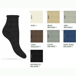 ENRICO COVERI 12 PAIA CALZA DONNA CALDOCOTONE CORTA MARANW2NT