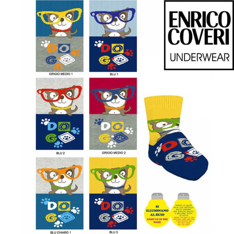 Antiscivolo baby caldocotone Enrico Coveri Bright 196ass - 6 paia