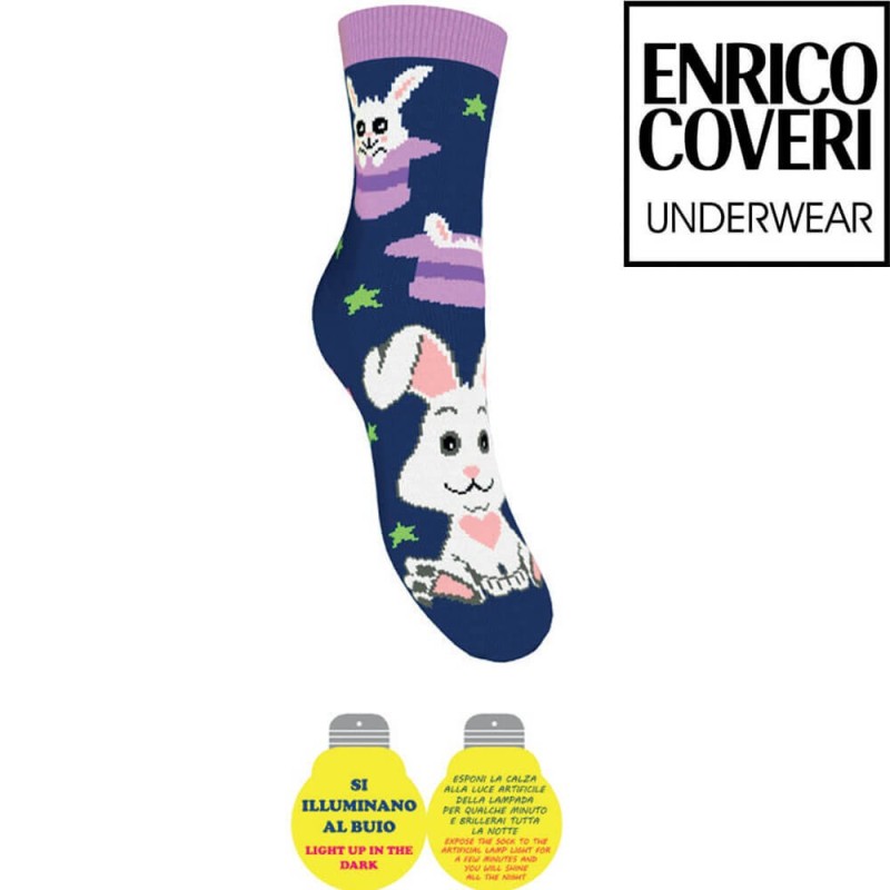Antiscivolo bimba caldocotone Enrico Coveri Glow 202ass - 6 paia