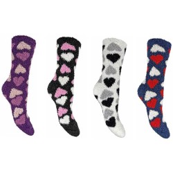 Calza donna corta ciniglia e lurex Coconuda Aurora - 12 paia