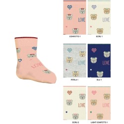Calza baby corta caldocotone Enrico Coveri Shorty 352ass - 6 paia