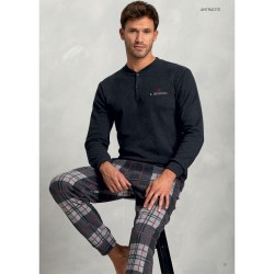 Pigiama uomo taglie forti punto Milano Il Granchio GP2076/C