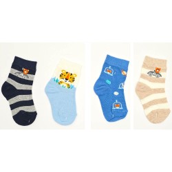 LEONDORO 6 PAIA CALZA BABY CALDOCOTONE CORTA 101/C