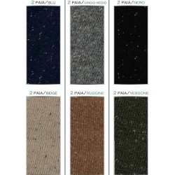 Calza uomo lunga cashmere Navitex HC373 - 6 paia