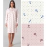 Camicia da notte donna caldocotone interlock Karel KF5013