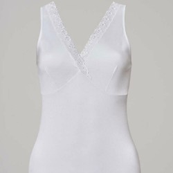 Canottiera donna taglie forti spalla larga filo di Scozia GICIPI 280/6 - 3 pezzi