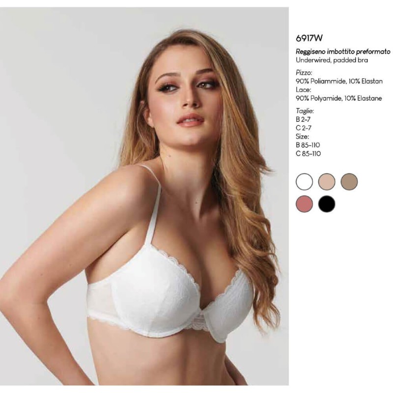 Reggiseno donna pizzo Mos&Moi 6917w