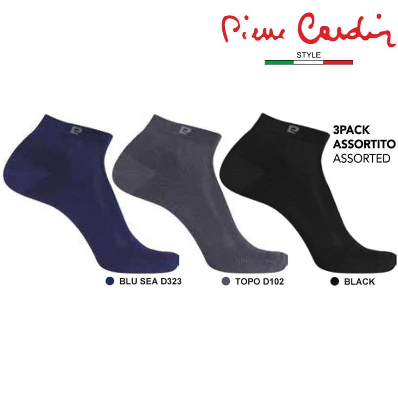 Mini calza uomo filo di Scozia Pierre Cardin PC200 - 12 paia