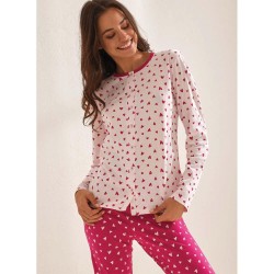 Pigiama donna aperto cotone Il Granchio GP5093/A