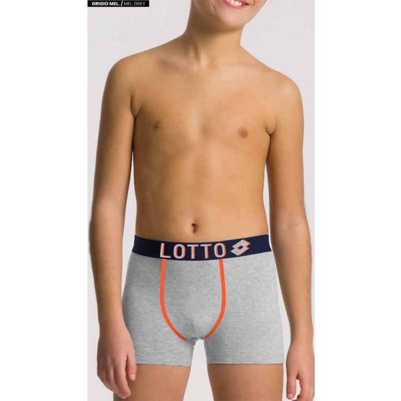 Boxer ragazzo cotone elasticizzato Lotto LB4267 - 6 boxer