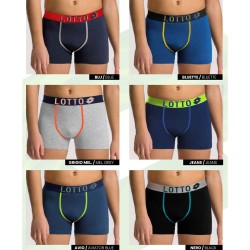 Boxer ragazzo cotone elasticizzato Lotto LB4267 - 6 boxer