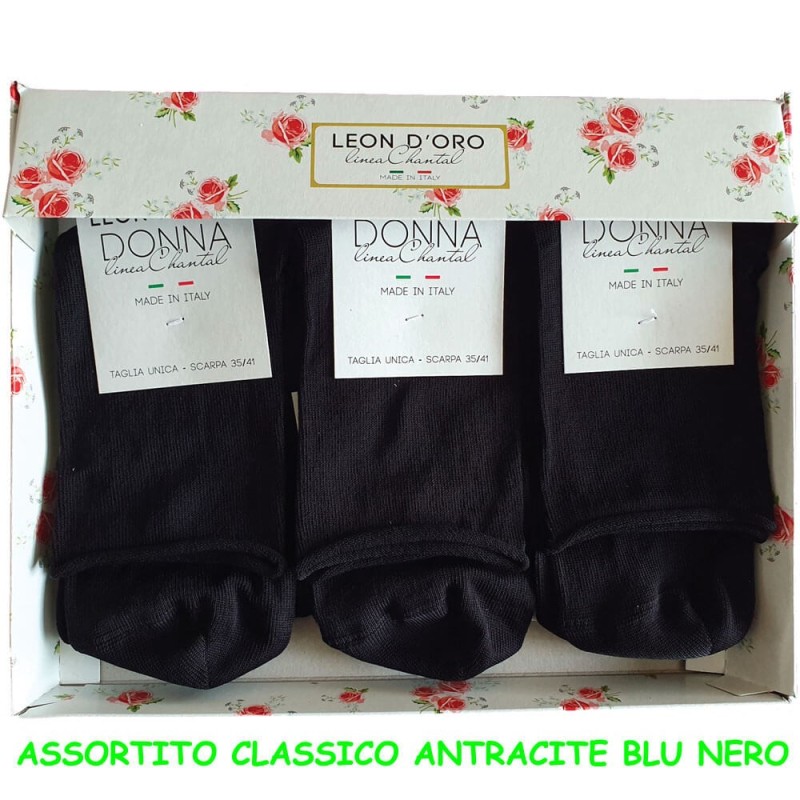 CHANTAL 6 PAIA CALZA DONNA COTONE CORTA 520