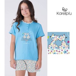 Pigiama bimba corto cotone Karel SK8148