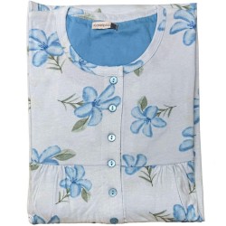 Camicia da notte donna taglie forti cotone Karel KC8005
