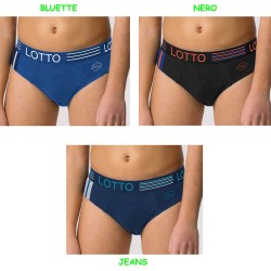 Slip ragazzo cotone elasticizzato Lotto LS4268 - 6 slip