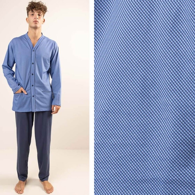 Pigiama uomo aperto cotone Gary Z60111