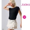 T-shirt donna cotone e lino Jadea 4762