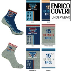 Calza bimbo corta cotone elasticizzato Enrico Coveri Junior 289ass - 6 paia