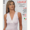 LEABLE 6 CANOTTA DONNA COTONE SPALLA LARGA 1402