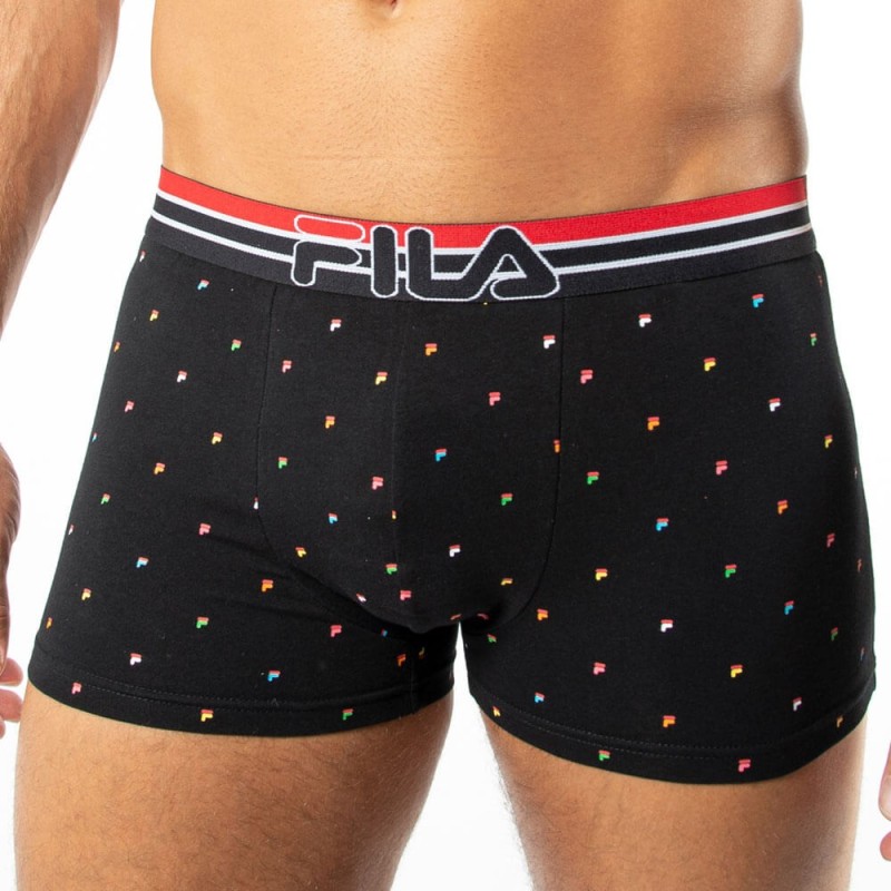 Boxer uomo cotone elasticizzato Fila FU5081 - 3 boxer