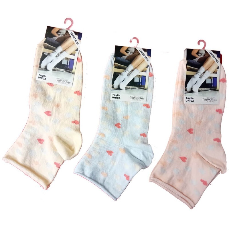 Calza donna cotone corta Goffredo Berenzi 2115/2 - 12 paia