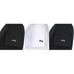 T-shirt uomo scollo a V cotone elasticizzato Fila FU5264 - 3 pezzi