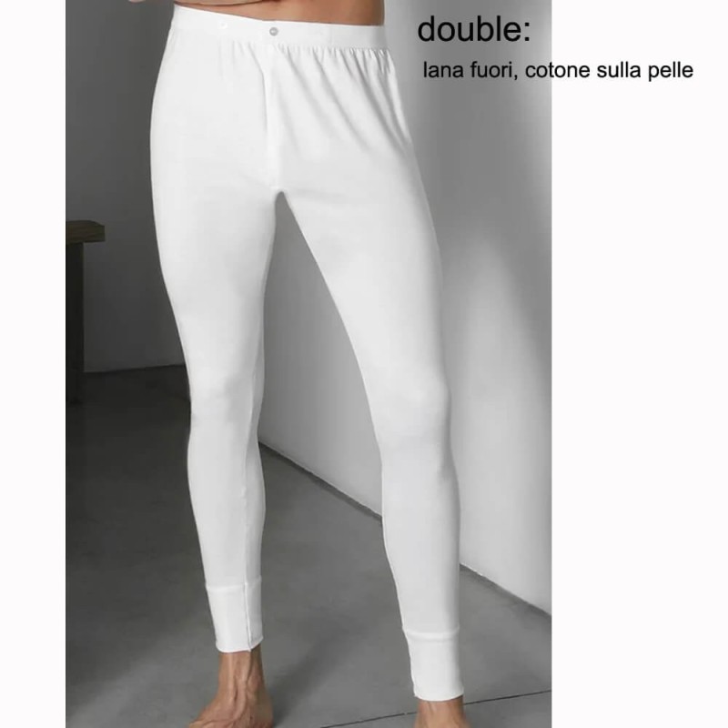 VP MUTANDA GAMBA LUNGA UOMO LANA E COTONE 366