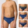 Slip ragazzo cotone elasticizzato Lotto LS4273 - 6 slip