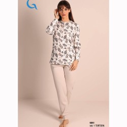 Pigiama donna caldocotone interlock Gary 5051