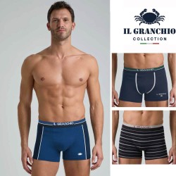 Boxer uomo cotone elasticizzato Il Granchio GB1326 - 3 boxer