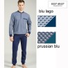 Pigiama uomo taglie forti caldocotone interlock Bip Bip 7212