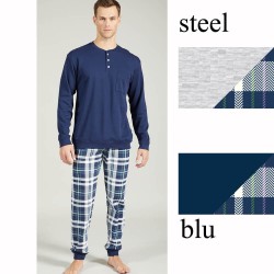 Pigiama uomo caldocotone interlock Bip Bip 7205