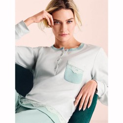 Pigiama donna caldocotone interlock Infiore MTD652996