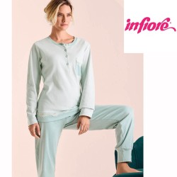 Pigiama donna caldocotone interlock Infiore MTD652996