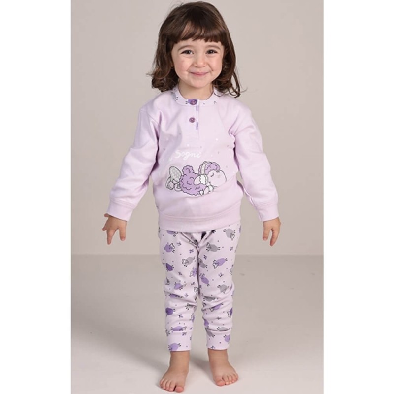 Pigiama baby caldocotone interlock Gary 1033