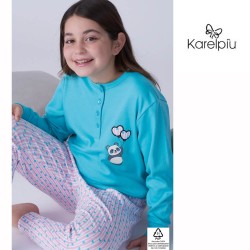 Pigiama bimba caldocotone interlock Karel KF9103