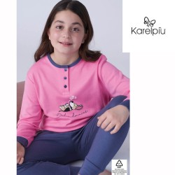 Pigiama bimba caldocotone interlock. Karel KF9101