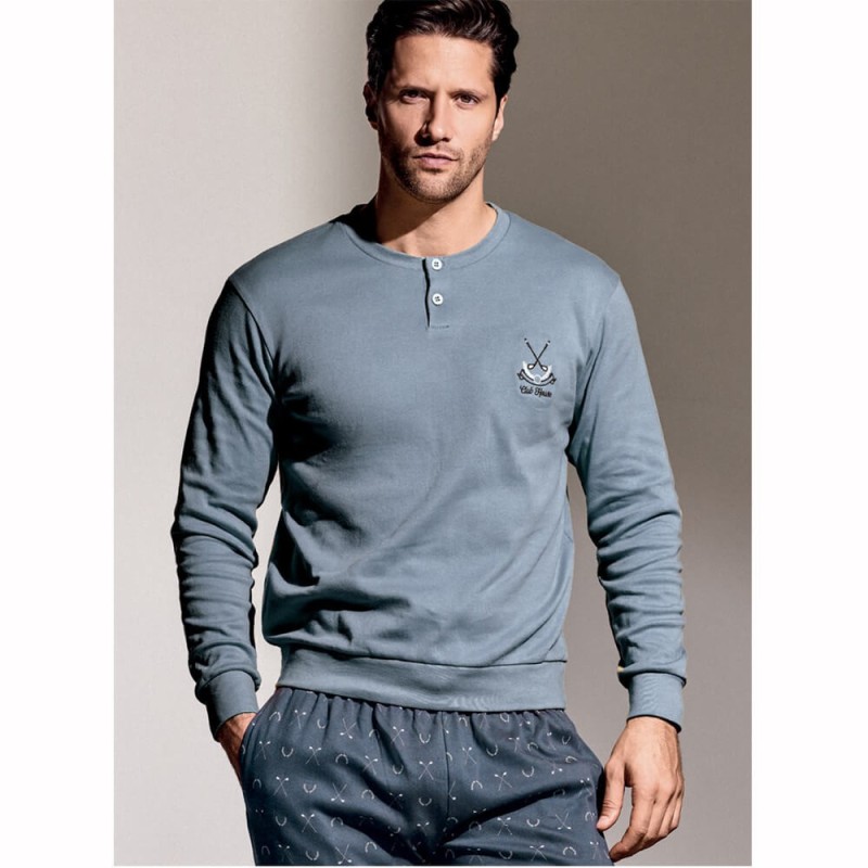 Pigiama uomo caldocotone interlock Infiore GLF753636