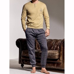 Pigiama uomo caldocotone interlock Infiore GLF753636