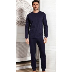 Pigiama uomo caldocotone interlock Igam NPA071