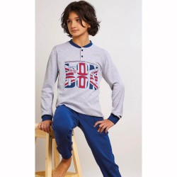 Pigiama ragazzo caldocotone interlock Il Granchio GP4137