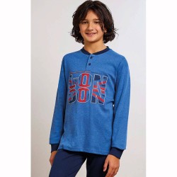 Pigiama ragazzo caldocotone interlock Il Granchio GP4137