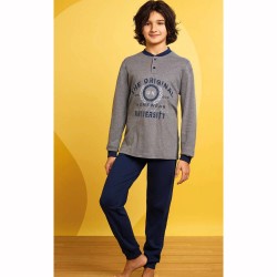 Pigiama ragazzo caldocotone interlock Il Granchio GP4139