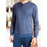 Pigiama uomo caldocotone interlock Igam NPA138