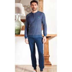 Pigiama uomo caldocotone interlock Igam NPA138