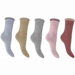 Calza donna corta caldocotone elasticizzato Pierre Cardin Silver I.02 - 12 paia