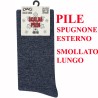 Calza uomo lunga pile Dag Scaldapiedi L. - 12 paia