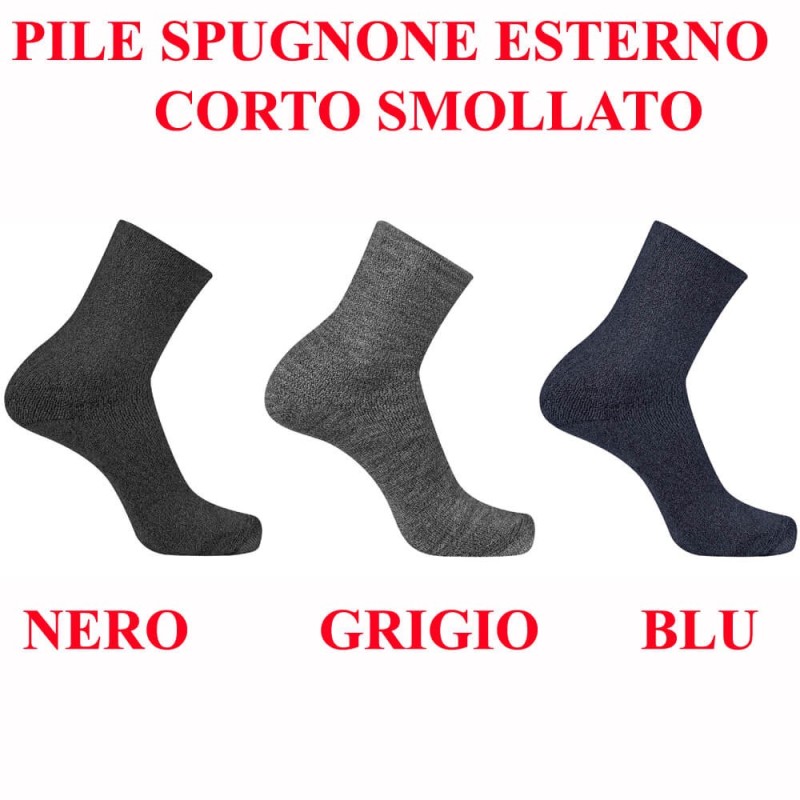 Calza uomo corta pile Dag Scaldapiedi C. - 12 paia