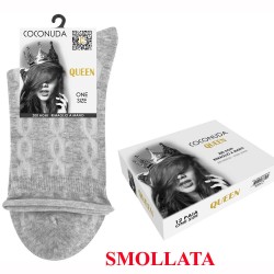 Calza donna corta caldocotone elasticizzato Coconuda Queen I.04 - 12 paia