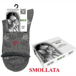 Calza donna corta caldocotone elasticizzato Coconuda Wild I.03 - 12 paia